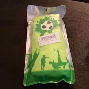Brand new neon green soccer socks
